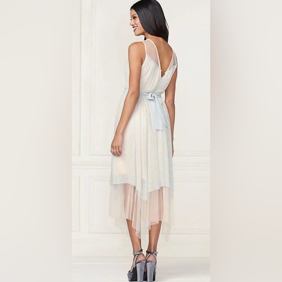 LC Lauren Conrad Runway Collection Layered Tulle Midi Dress Sparkly Size 10 - Picture 2 of 7